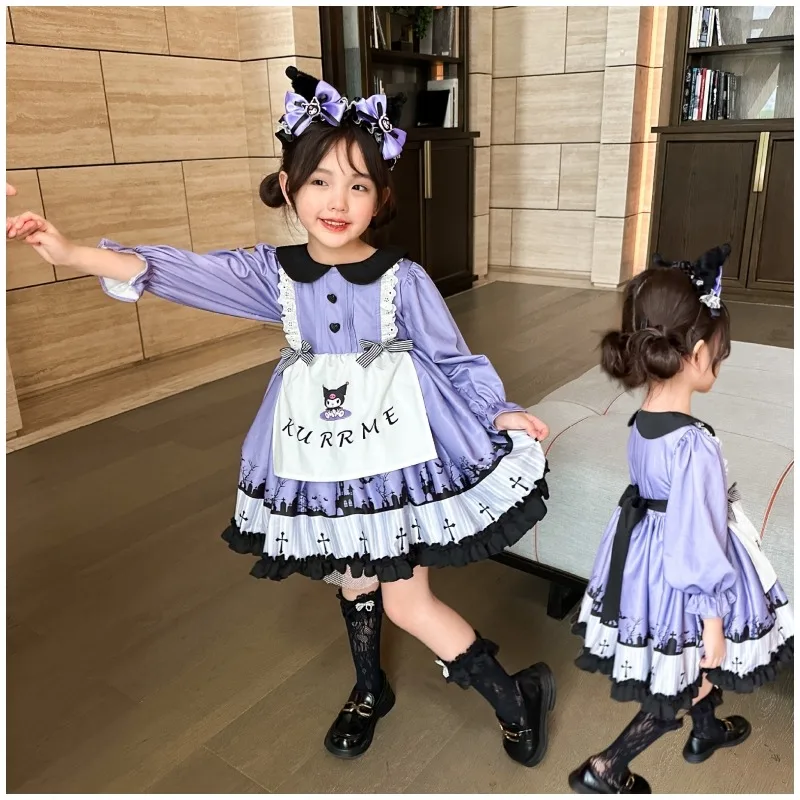 Аниме Sanrios Kawaii Kuromi девочка фиолетовое платье лорита мультфильм дети с длинным рукавом принцесса юбка милое Пышное Платье Детский подарок
Аниме Sanrios Kawaii Kuromi девочка фиолетовое платье лорита мультфильм дети с длинным рукавом принцесса юбка милое Пышное Платье Детский подарок