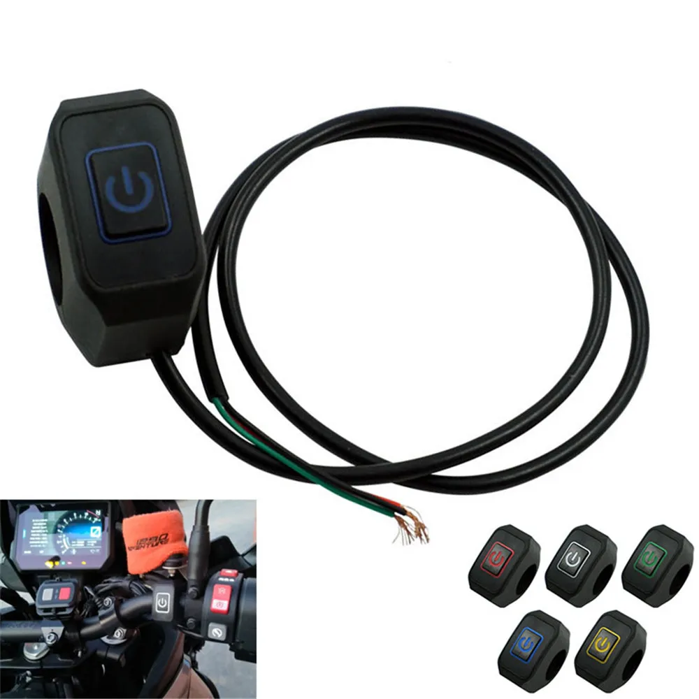 Motorcycle Switch Headlight Horn Modified Control Switch Handlebar Mount Red Blue White Yellow Green Button with LED Light
Motorcycle Switch Headlight Horn Modified Control Switch Handlebar Mount Red Blue White Yellow Green Button with LED Light