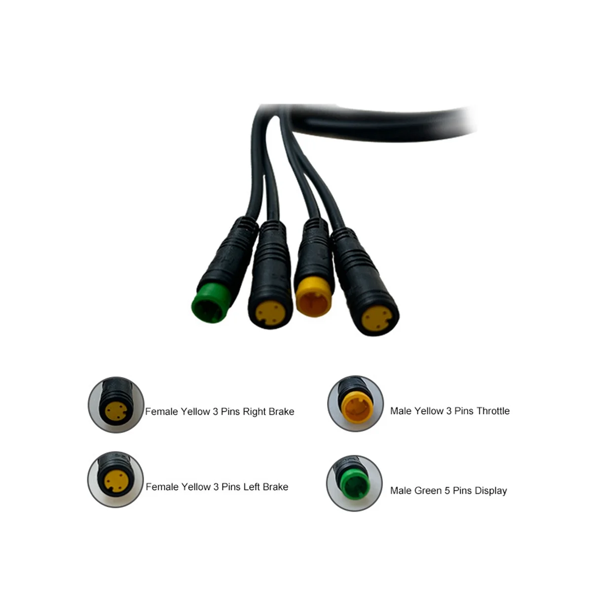 1T4 Waterproof Cable Harness for Bafang BBS BBS01 BBS02 BBSHD Mid Motor Display Brake Lever Thumb Throttle Connector
1T4 Waterproof Cable Harness for Bafang BBS BBS01 BBS02 BBSHD Mid Motor Display Brake Lever Thumb Throttle Connector