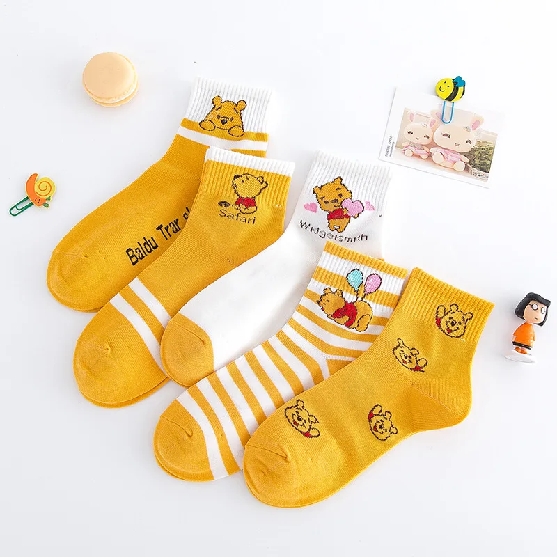 5/10Pairs Disney Winnie The Pooh New Children's Boys and Girls Socks Cute Cartoon Character Printing Comfortable and Breathable
5/10Pairs Disney Winnie The Pooh New Children's Boys and Girls Socks Cute Cartoon Character Printing Comfortable and Breathable