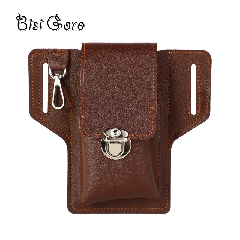 Bisi Goro 2022 New PU Leather Waist Pack Unisex Wallets Phone Pouch Bags Fashion Large Capacity Belt Bag Magnetic Buckle Design
Bisi Goro 2022 New PU Leather Waist Pack Unisex Wallets Phone Pouch Bags Fashion Large Capacity Belt Bag Magnetic Buckle Design