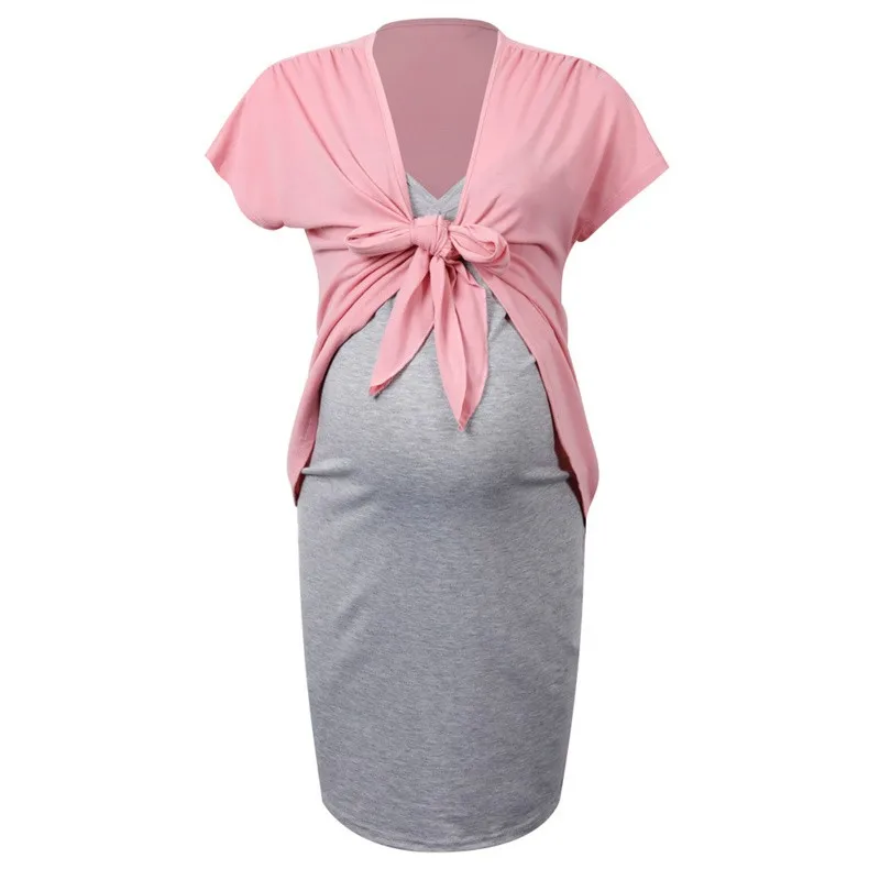 2pcs Set Maternity Dresses Women Solid Round Neck Sleeveless Vest Maternity Dress + Top Pregnant Breastfeeding Pregnancy Dress 
2pcs Set Maternity Dresses Women Solid Round Neck Sleeveless Vest Maternity Dress + Top Pregnant Breastfeeding Pregnancy Dress