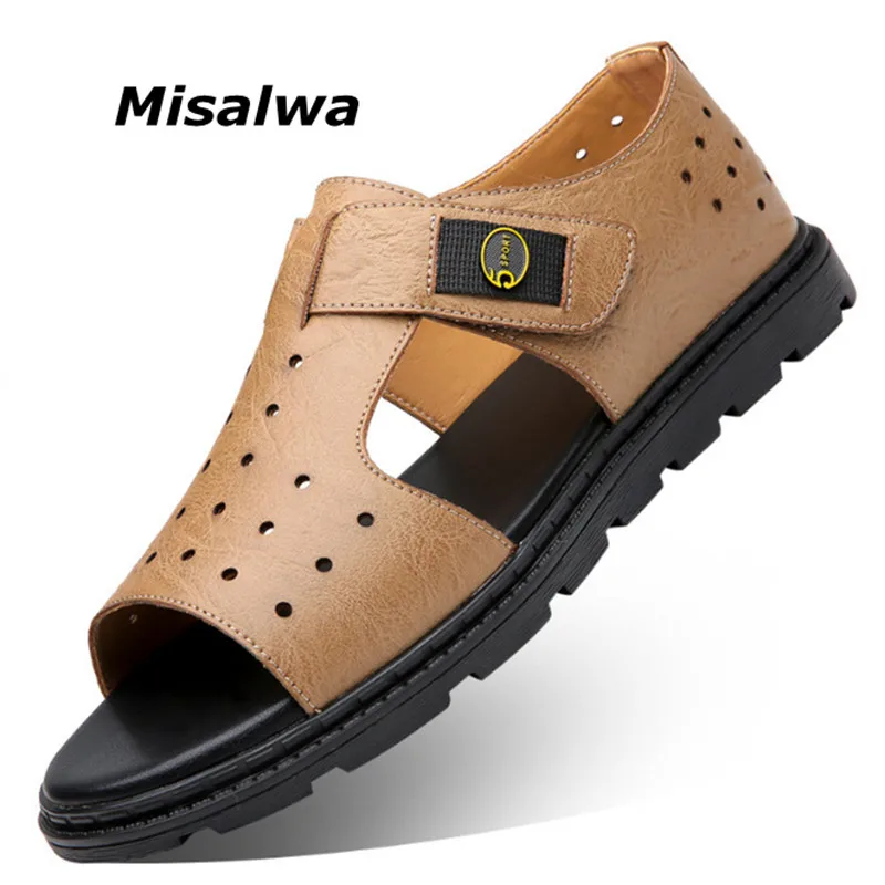 Misalwa Summer Holiday Rome Men Casual Sandals Outside Beach Shoes Youth Fashion Shoes Hollow Mens Sandals Flat
Misalwa Summer Holiday Rome Men Casual Sandals Outside Beach Shoes Youth Fashion Shoes Hollow Mens Sandals Flat