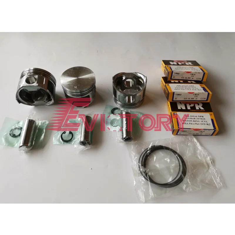 For YANMAR excavator 3TNE68 piston and piston ring +0.50 oversized 3D68E
For YANMAR excavator 3TNE68 piston and piston ring +0.50 oversized 3D68E