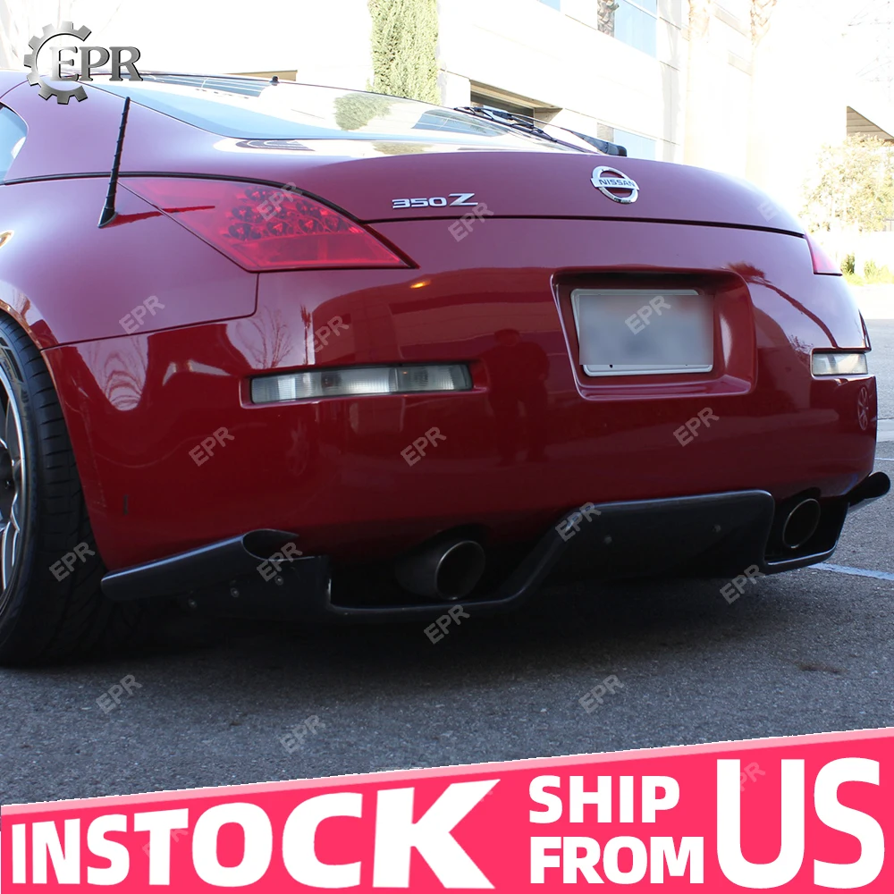 (Free Shipping US Warehouse) For Nissan Z33 350z 2003-2008 Infiniti G35 Coupe 2D JDM TS Style Glass Fiber Rear Diffuser 6Pcs
(Free Shipping US Warehouse) For Nissan Z33 350z 2003-2008 Infiniti G35 Coupe 2D JDM TS Style Glass Fiber Rear Diffuser 6Pcs