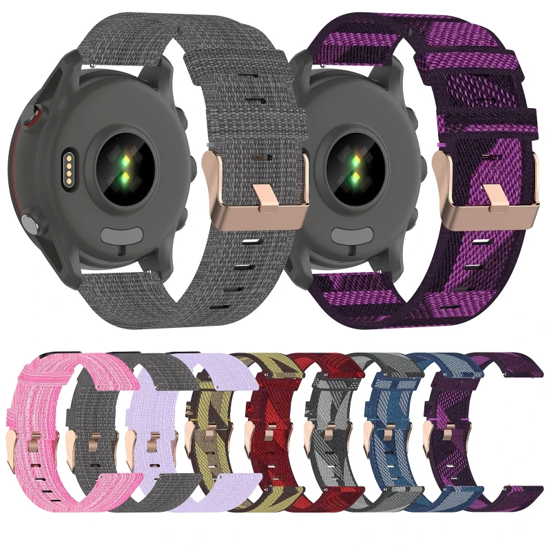 Сменный плетеный нейлоновый ремешок, совместимый с Garmin Forerunner 255/CAME 2/Vivoactive 4, браслет для часов, браслет, ремешок
Сменный плетеный нейлоновый ремешок, совместимый с Garmin Forerunner 255/CAME 2/Vivoactive 4, браслет для часов, браслет, ремешок
