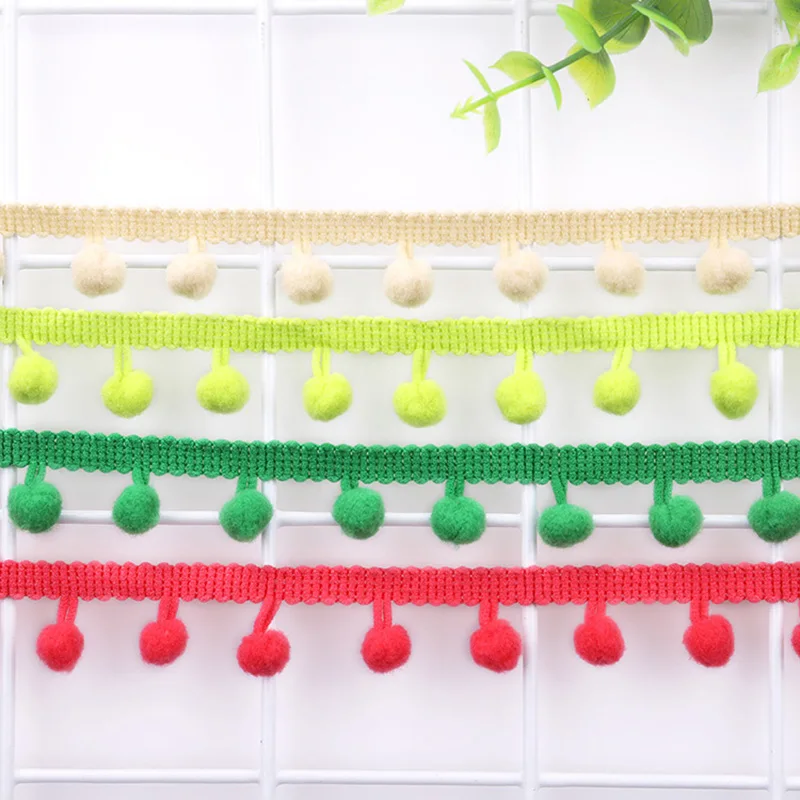 10/15/18 Yards Nylon Tassel Knitted Color Pom Pom Lace Trim Fringe Ribbon Sewing Accessories Crafts DIY Lace Clothing Supplies
10/15/18 Yards Nylon Tassel Knitted Color Pom Pom Lace Trim Fringe Ribbon Sewing Accessories Crafts DIY Lace Clothing Supplies