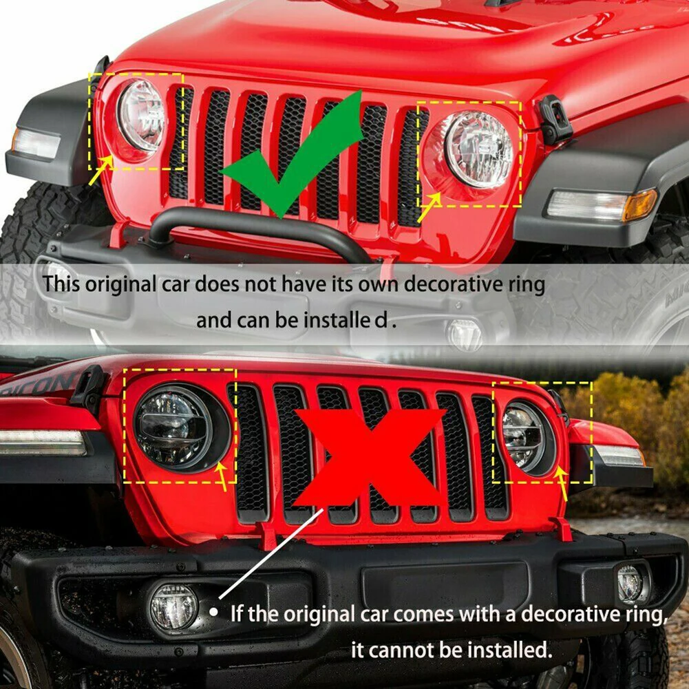 2 шт., декоративный чехол для передней фары автомобиля Jeep Wrangler JL JT Gladiator 2018-2022, оранжевый, АБС-пластик
2 шт., декоративный чехол для передней фары автомобиля Jeep Wrangler JL JT Gladiator 2018-2022, оранжевый, АБС-пластик