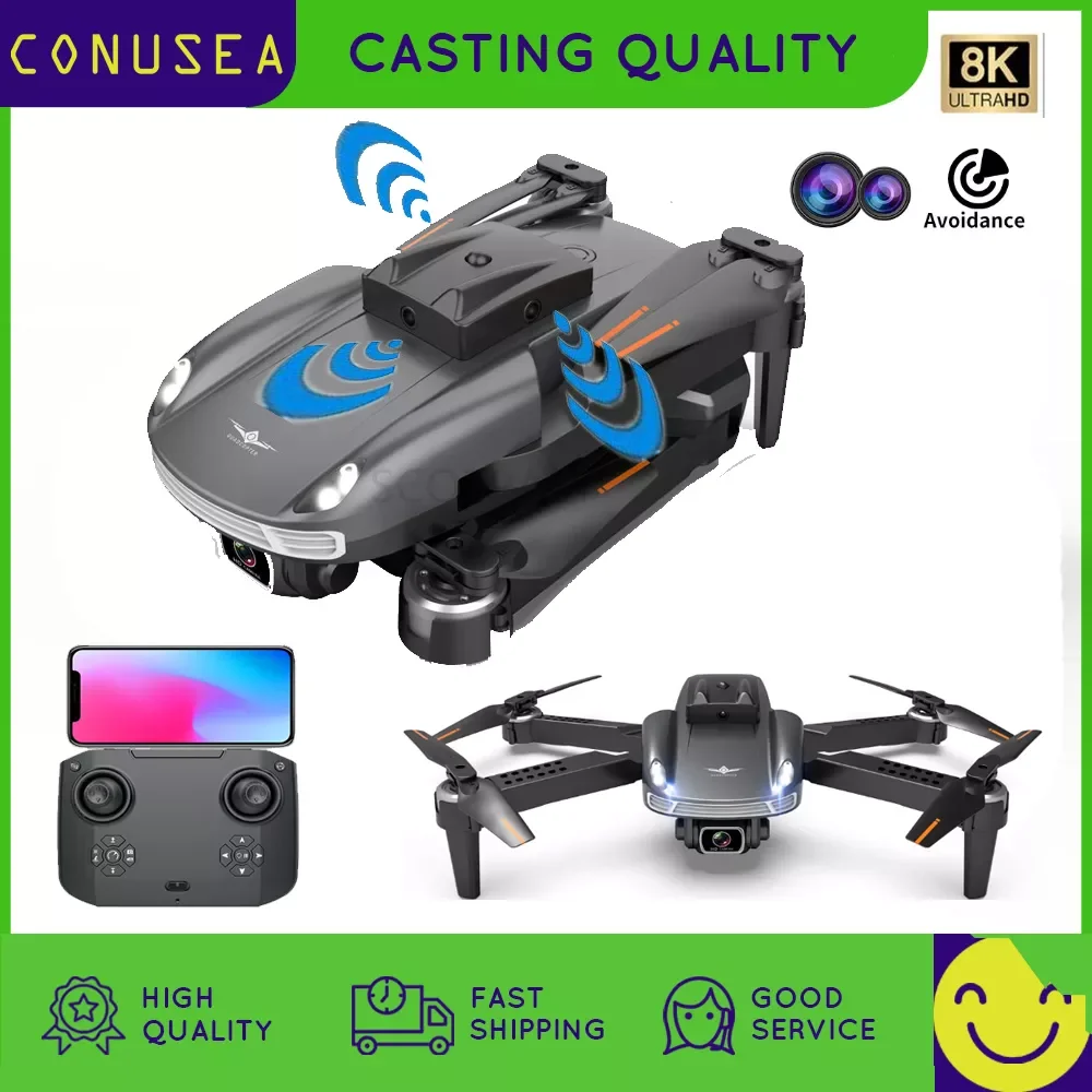 

Rc Drone 8K Camera Dron Obstacle Avoidance Drones Dual-Camera RC Quadcopter Helicopter Model Aircraft Dron Toy for boys
