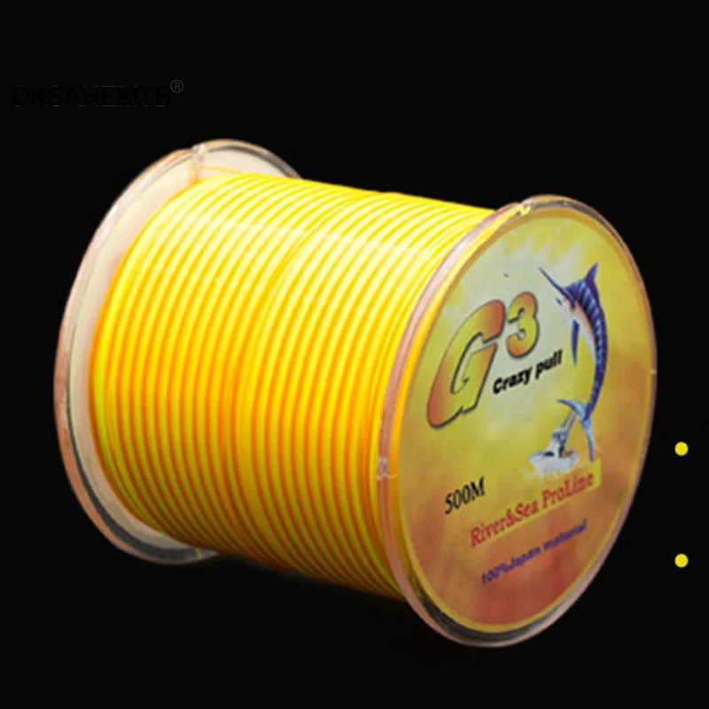 G3 500m Super Strong Fishing Line Two-colors Nylon Fishing Line Wear Resistance Reuseable
G3 500m Super Strong Fishing Line Two-colors Nylon Fishing Line Wear Resistance Reuseable