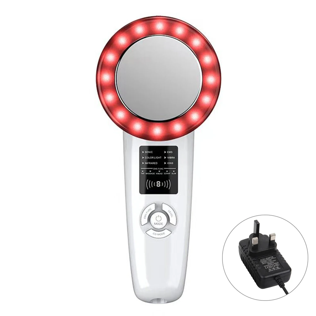 Women 6-in-1 EMS Sonic LED Cavitation Galvanic Body Slimming Infrared Massager Facial Machine
Women 6-in-1 EMS Sonic LED Cavitation Galvanic Body Slimming Infrared Massager Facial Machine