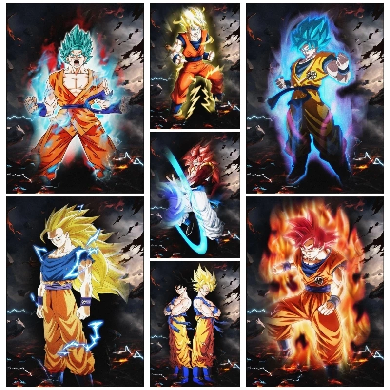 Super Saiyan Poster Canvas Dragon Ball Wall Art Painting Kakarotto Mural Print Japanese Manga Pictures Living Room Decorative
Super Saiyan Poster Canvas Dragon Ball Wall Art Painting Kakarotto Mural Print Japanese Manga Pictures Living Room Decorative