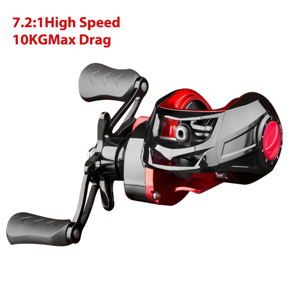 2022 New Baitcasting Reel 7.2:1 High Speed 10KG Max Drag Fishing Reel For Bass in Ocean Environment Reel Fishing 
2022 New Baitcasting Reel 7.2:1 High Speed 10KG Max Drag Fishing Reel For Bass in Ocean Environment Reel Fishing