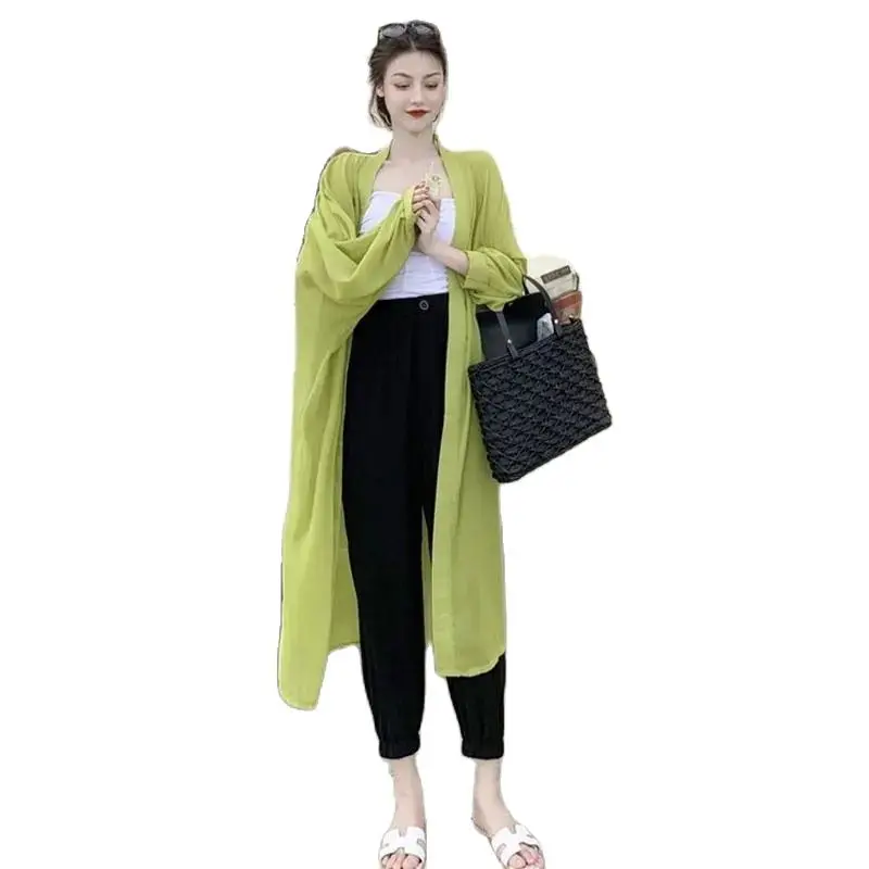 Summer sunscreen thin shirt NEW sunscreen clothes women's summer cardigan thin long sleeved loose women's sunscreen shirt P3 742
Summer sunscreen thin shirt NEW sunscreen clothes women's summer cardigan thin long sleeved loose women's sunscreen shirt P3 742