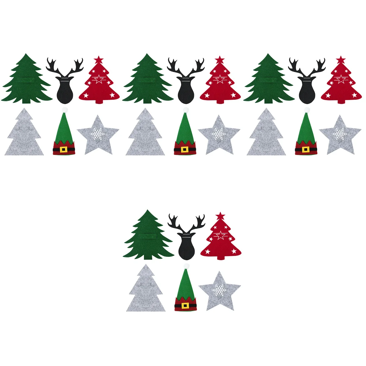 24 Xmas Cutlery Holders Party Silverware Holders Christmas Party Table 
24 Xmas Cutlery Holders Party Silverware Holders Christmas Party Table