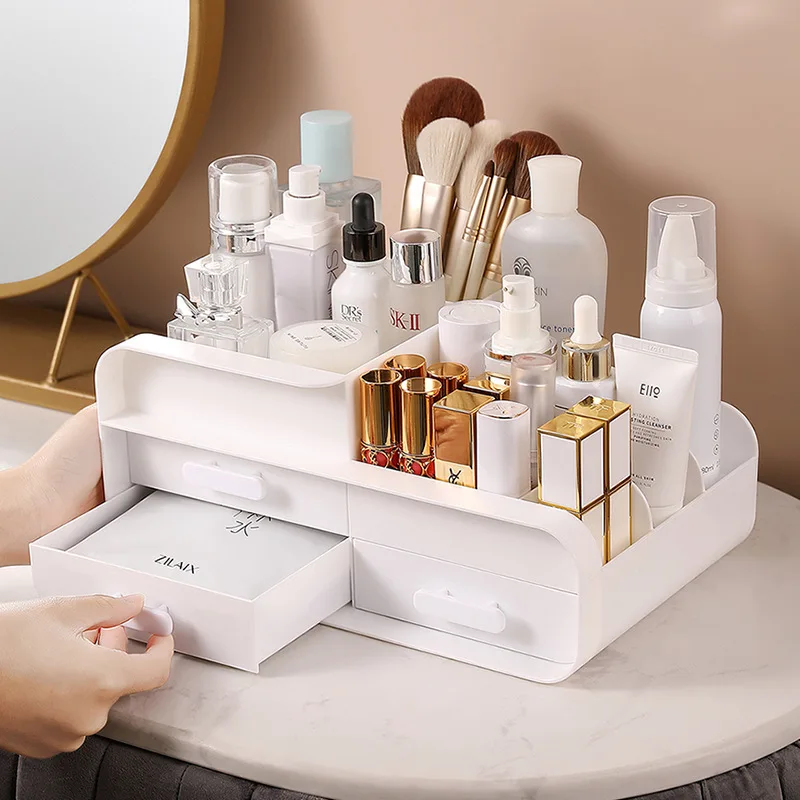Cosmetics Storage Organizer Makeup Organizer Storage Box with Drawers Lipstick Holder Stationery Organizer Large Capacity
Cosmetics Storage Organizer Makeup Organizer Storage Box with Drawers Lipstick Holder Stationery Organizer Large Capacity