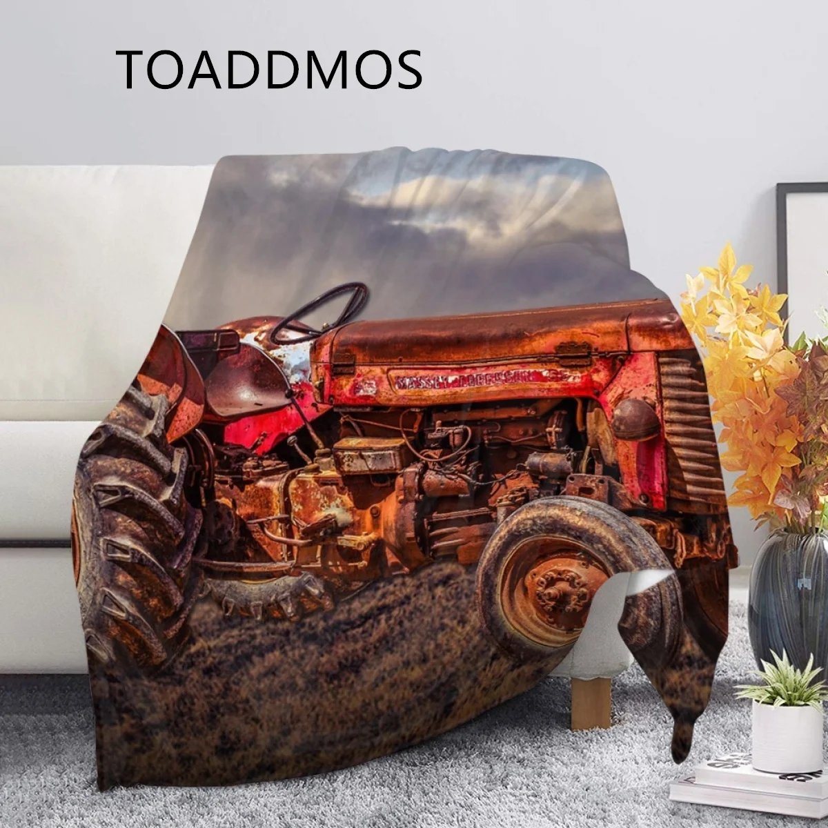 TOADDMOS Farm Tractor Truck Design Coral Fleece Blanket Light Warm Summer Sofa Thin Quilt Camping Hiking Blanket Boys Home Decor
TOADDMOS Farm Tractor Truck Design Coral Fleece Blanket Light Warm Summer Sofa Thin Quilt Camping Hiking Blanket Boys Home Decor