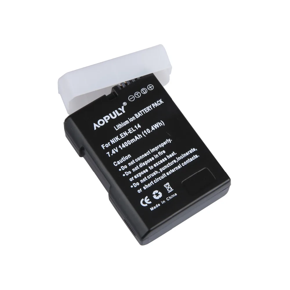 

1x EN-EL14 EN-EL14a ENEL14 EL14 1400mAh Battery for Nikon P7800,P7700,P7100,D3400,D5500,D5300,D5200,D3200,D3300,D5100,D3100,Df