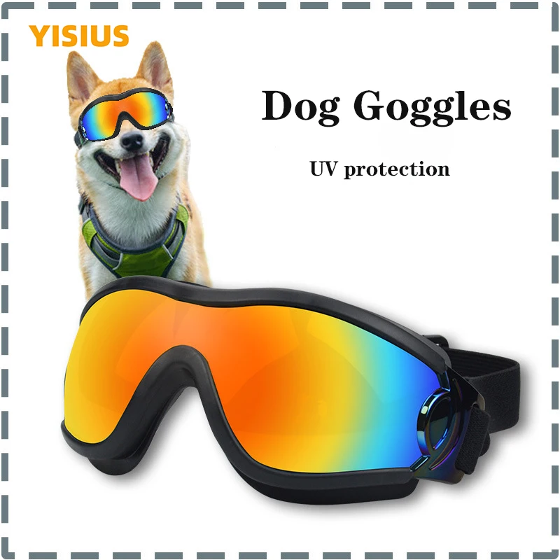 YISIUS Dog Goggles Pet UV Sunglasses Dog Glasses Pet Windproof Eyewear Anti-UV Sun Glasses For Dog
YISIUS Dog Goggles Pet UV Sunglasses Dog Glasses Pet Windproof Eyewear Anti-UV Sun Glasses For Dog