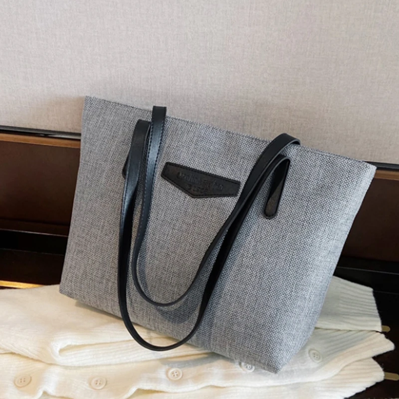 2022 Fashion Solid Color Shoulder Tote Bags Women Leather Linen Simple Shopping Street Crossbody Pouch Large Capacity Handbags
2022 Fashion Solid Color Shoulder Tote Bags Women Leather Linen Simple Shopping Street Crossbody Pouch Large Capacity Handbags