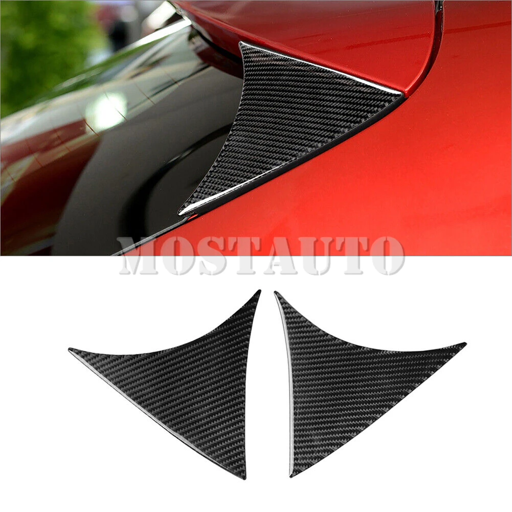 For Mazda3 Soft Carbon Fiber Rear Window Spoiler Side Wing Cover Trim 2014-2018 2pcs (2 Color)
For Mazda3 Soft Carbon Fiber Rear Window Spoiler Side Wing Cover Trim 2014-2018 2pcs (2 Color)