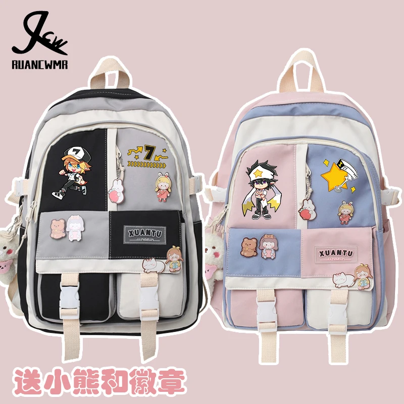 Anime AOTU World Ray Kalie King Godrose Grey Anmicius Merch Kawaii Unisex Fashion School Backpack Student Bag for Kids Teenagers 
Anime AOTU World Ray Kalie King Godrose Grey Anmicius Merch Kawaii Unisex Fashion School Backpack Student Bag for Kids Teenagers