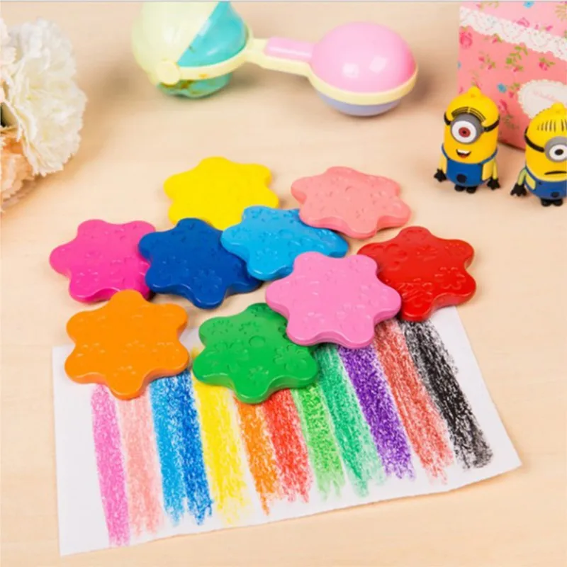 Cute Snowflake Shape Wax Innovative Painting Crayons Multicolor Drawing Supplies Intelligent DIY Drawing Colorful Crayon Pen
Cute Snowflake Shape Wax Innovative Painting Crayons Multicolor Drawing Supplies Intelligent DIY Drawing Colorful Crayon Pen