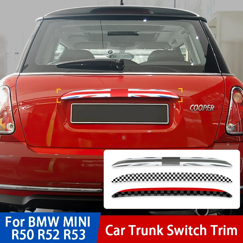 Для BMW MINI Cooper R50 R52 R53 Соединительный домкрат Автомобильная Задняя Крышка багажника молдинг отделка декоративная крышка дверная ручка багажника панель наклейка
Для BMW MINI Cooper R50 R52 R53 Соединительный домкрат Автомобильная Задняя Крышка багажника молдинг отделка декоративная крышка дверная ручка багажника панель наклейка