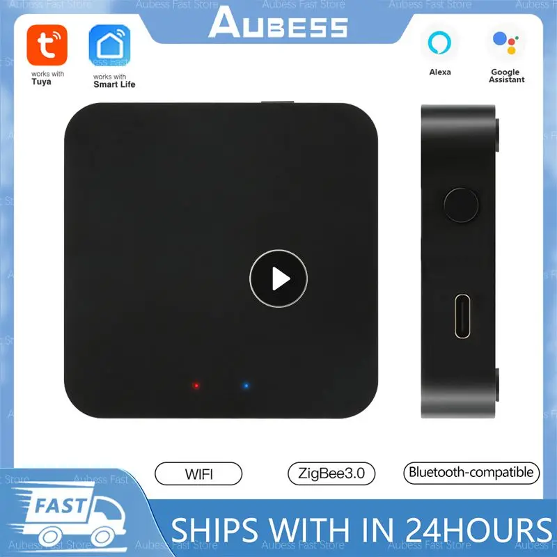 Умный шлюз Tuya ZigBee, многорежимный сетчатый хаб с поддержкой голосового управления через приложение Tuya, совместим с Bluetooth 
Умный шлюз Tuya ZigBee, многорежимный сетчатый хаб с поддержкой голосового управления через приложение Tuya, совместим с Bluetooth