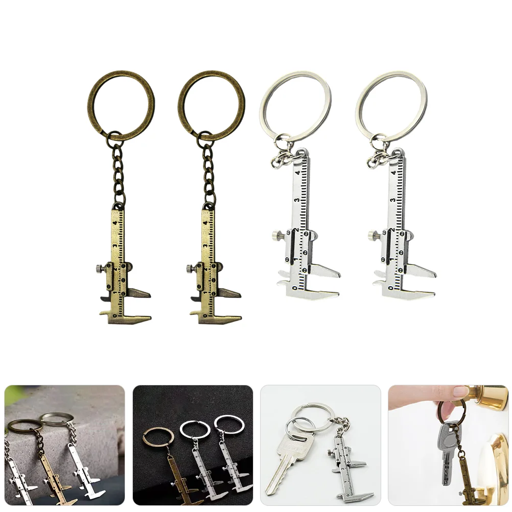 4 Pcs Caliper Keychain Decoration Men Backpack Purse Pendant Chains Kids Small Unique Keychains
4 Pcs Caliper Keychain Decoration Men Backpack Purse Pendant Chains Kids Small Unique Keychains