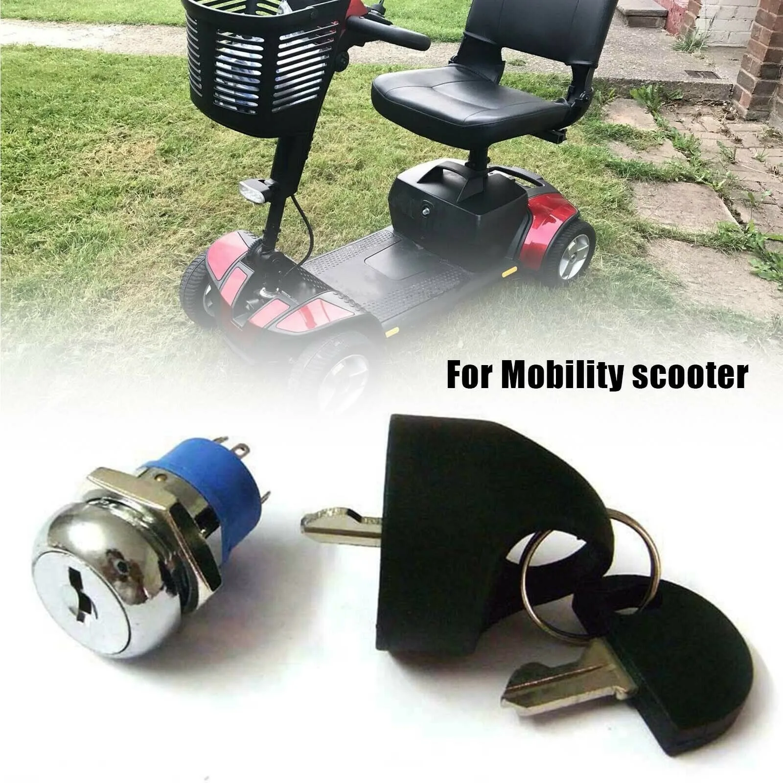 Replacement Mobility Scooter Spare Start On Off Ignition Switch 2 Keys For Motorcycle Electric Bike Scooter E-bike FOR PRIDE
Replacement Mobility Scooter Spare Start On Off Ignition Switch 2 Keys For Motorcycle Electric Bike Scooter E-bike FOR PRIDE