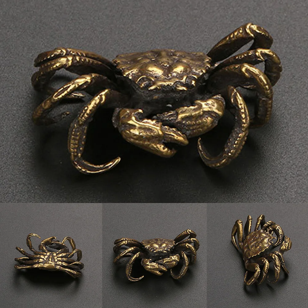 Antique Bronze Crab Brass Tea Pet Ornament Miniature Figurines Desktop Ornament Animal Statue Home Decoration Crab Ornament
Antique Bronze Crab Brass Tea Pet Ornament Miniature Figurines Desktop Ornament Animal Statue Home Decoration Crab Ornament
