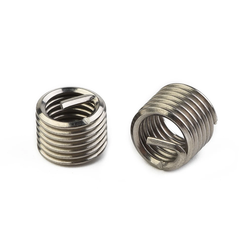 50pc 304 Stainless Steel M6 X 1.0 1.5D Wire Thread Inset Stainless Steel Coiled Wire Helical Screw Bushing Sleeve Set Repair Kit
50pc 304 Stainless Steel M6 X 1.0 1.5D Wire Thread Inset Stainless Steel Coiled Wire Helical Screw Bushing Sleeve Set Repair Kit