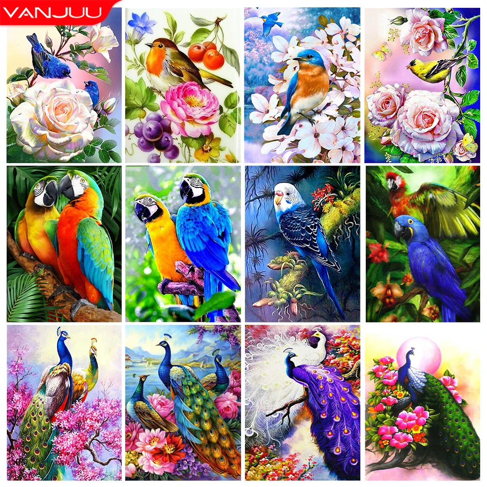 Parrot Diamond Painting 5D Bird Cross Diamond Embroidery Kit Animal Full Diamond Mosaic Home Decor DIY Friends Gift Peacock
Parrot Diamond Painting 5D Bird Cross Diamond Embroidery Kit Animal Full Diamond Mosaic Home Decor DIY Friends Gift Peacock