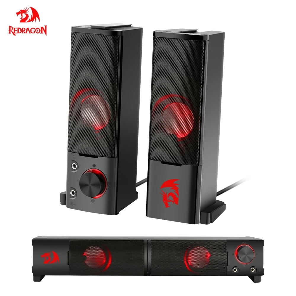 Redragon GS550 aux 3.5mm stereo surround music smart speakers column sound bar for the computer PC home notebook TV loudspeakers
Redragon GS550 aux 3.5mm stereo surround music smart speakers column sound bar for the computer PC home notebook TV loudspeakers