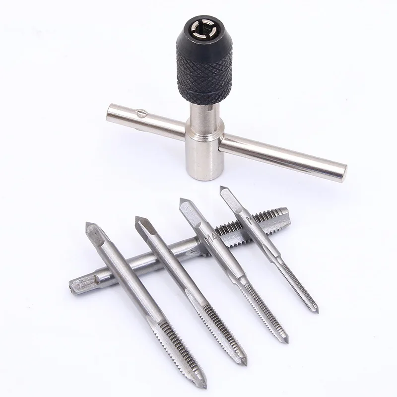 6PCS M3-M8 M3-M6 1/8-1/4 Screwdriver T-handle Reversible Monofilament Tapping Wrench Tapping Tool Tap Holder Manual Tool
6PCS M3-M8 M3-M6 1/8-1/4 Screwdriver T-handle Reversible Monofilament Tapping Wrench Tapping Tool Tap Holder Manual Tool