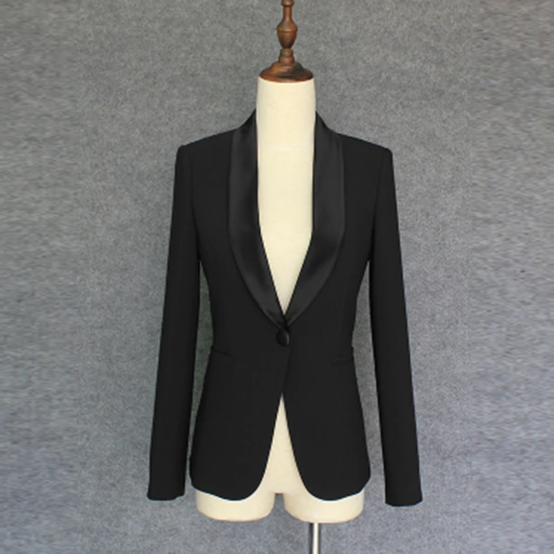 HIGH QUALITY New Fashion 2022 Designer Blazer Jacket Women's Single Button Shawl Collar Blazer Outer
HIGH QUALITY New Fashion 2022 Designer Blazer Jacket Women's Single Button Shawl Collar Blazer Outer