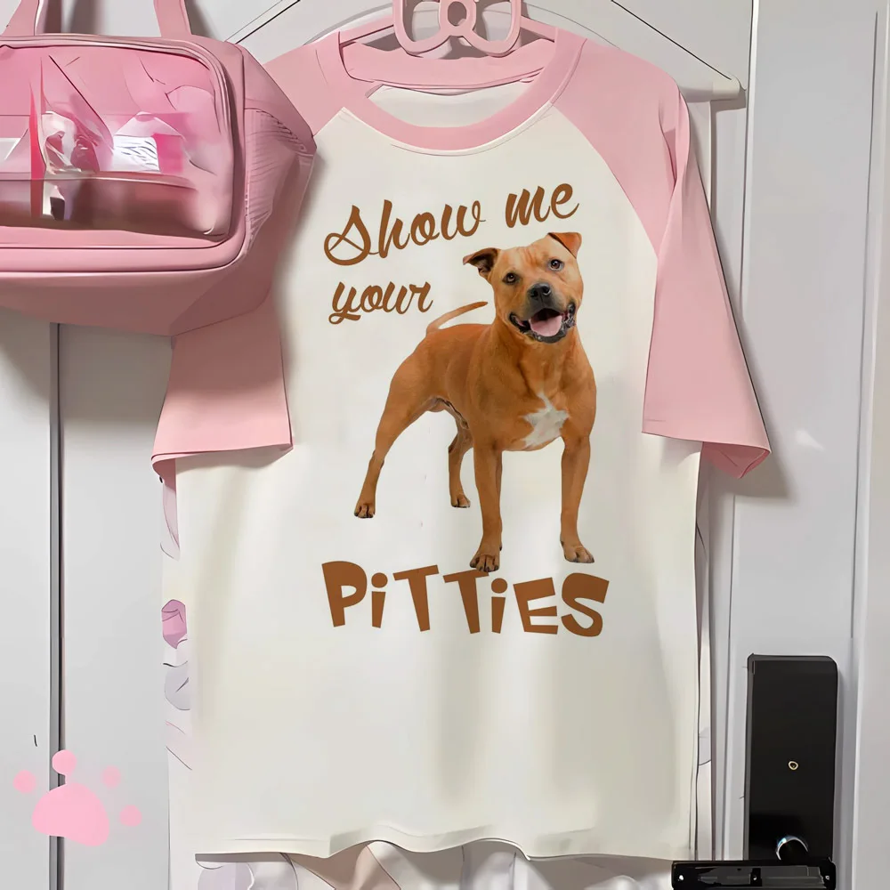 Женская футболка Amstaff Y2K футболки из мягкой ткани женская дизайнерская одежда