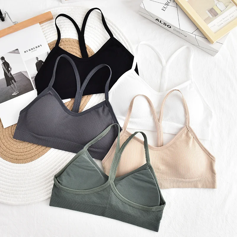 Seamless Bra Women Underwear Wireless Brassiere Sports Cropped Top Y-Shaped Back Lingerie Female Comfy Removable Pad Bralette
Seamless Bra Women Underwear Wireless Brassiere Sports Cropped Top Y-Shaped Back Lingerie Female Comfy Removable Pad Bralette