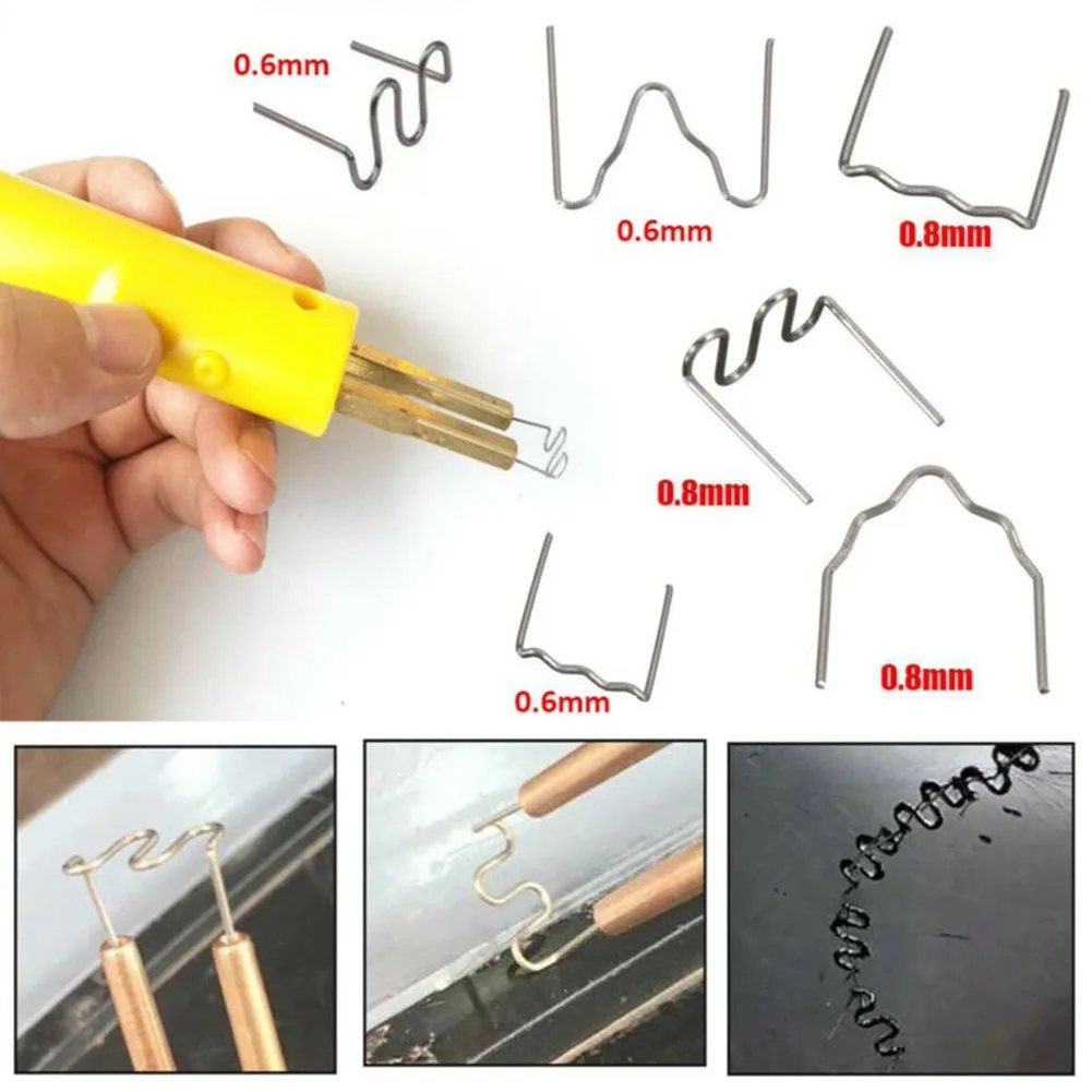 Hot Stapler Staples For Car Bumper Plastic Welder Automotive Repair Kit 500PCS 0.6/0.8mm Welding Machine Tool Accessories
Hot Stapler Staples For Car Bumper Plastic Welder Automotive Repair Kit 500PCS 0.6/0.8mm Welding Machine Tool Accessories