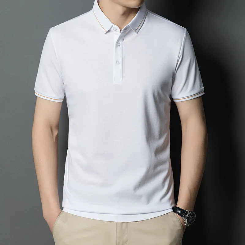Jbersee Men's Clothing Summer Polo T Shirt for Men Golf Embroidery Short Sleeve Business Fashion Casual Men's Polo Shirts homme
Jbersee Men's Clothing Summer Polo T Shirt for Men Golf Embroidery Short Sleeve Business Fashion Casual Men's Polo Shirts homme