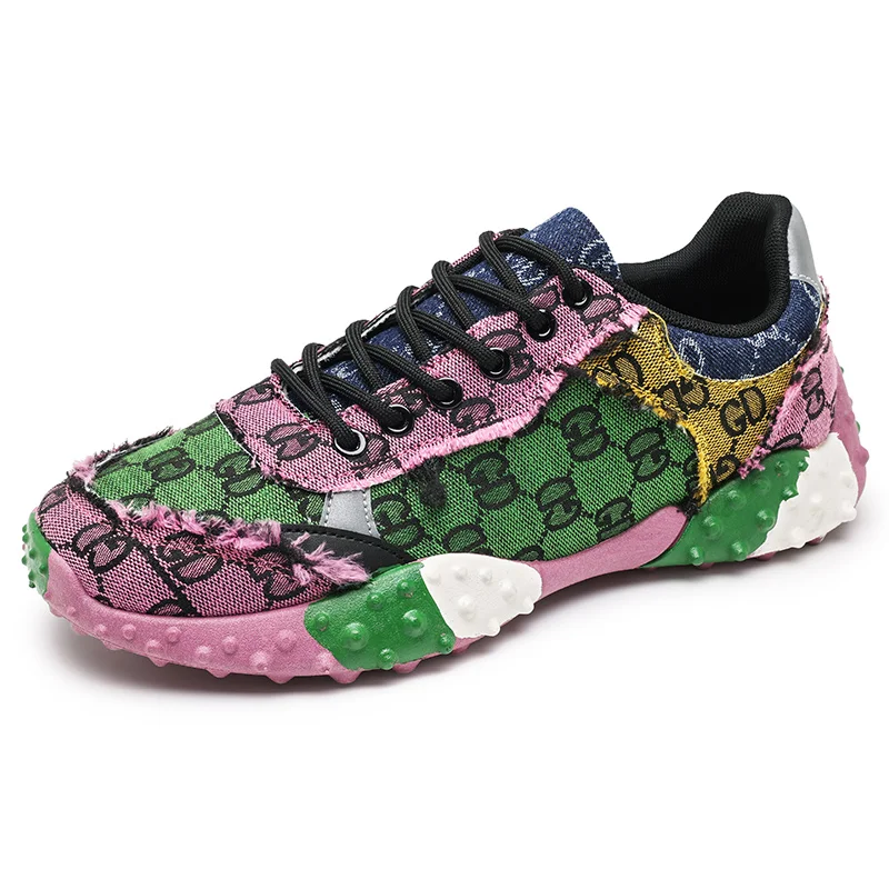 Patchwork Canvas Sneakers Men Trendy Casual Shoes Non-slip Athletic Running Shoes
Patchwork Canvas Sneakers Men Trendy Casual Shoes Non-slip Athletic Running Shoes