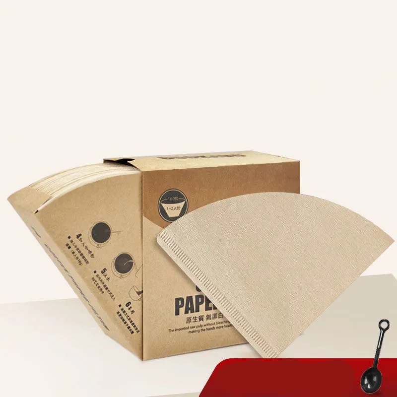 Log Pulp Coffee Filter Paper American Coffee Machine Fan-Shaped V Cone Coffee Filter Paper Secondary Filter Coffee Accessories
Log Pulp Coffee Filter Paper American Coffee Machine Fan-Shaped V Cone Coffee Filter Paper Secondary Filter Coffee Accessories