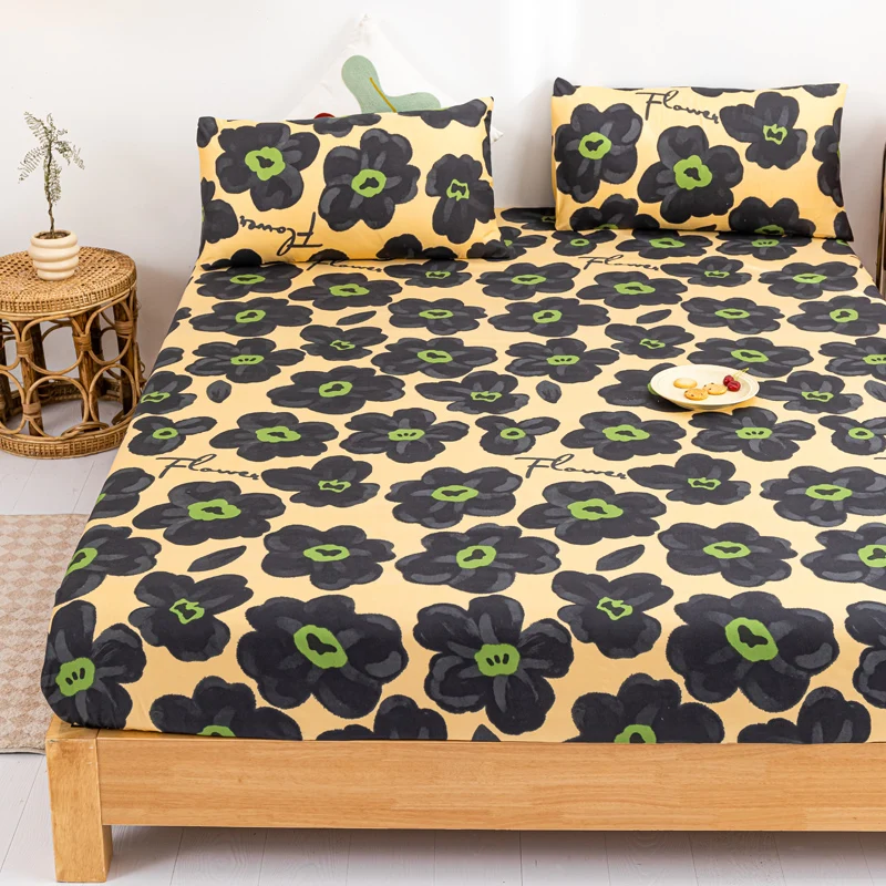 New Fitted Bedsheet PremiumThicken Sanded Bed Sheet Single Queen King Size Suit Height Fully Wrapped Mattress Pad Cover Decor
New Fitted Bedsheet PremiumThicken Sanded Bed Sheet Single Queen King Size Suit Height Fully Wrapped Mattress Pad Cover Decor