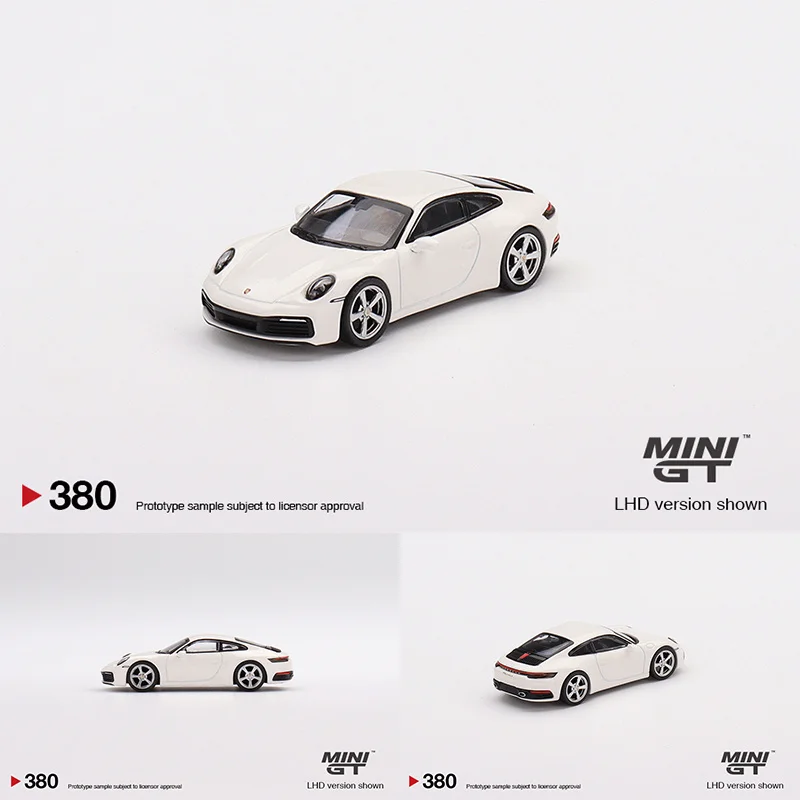 MINI GT 1:64 911 992 Carrera S белая Коллекционная модель автомобиля из сплава, миниатюрные игрушки для автомобиля 380
MINI GT 1:64 911 992 Carrera S белая Коллекционная модель автомобиля из сплава, миниатюрные игрушки для автомобиля 380
