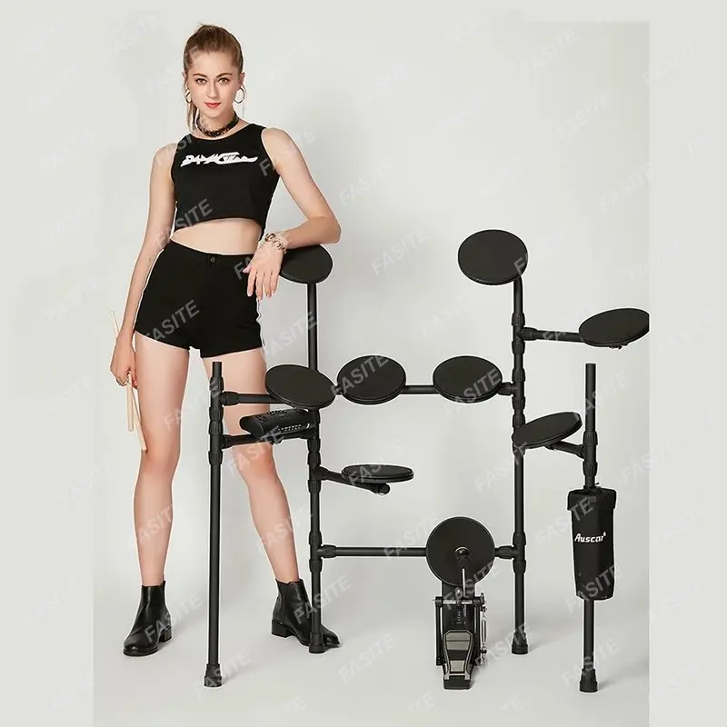Portable Folding Electronic Drum Trigger Set Multifunction Adults Electronic Drum Jazz Pedal Estrumentos Musicais Drum Module
Portable Folding Electronic Drum Trigger Set Multifunction Adults Electronic Drum Jazz Pedal Estrumentos Musicais Drum Module