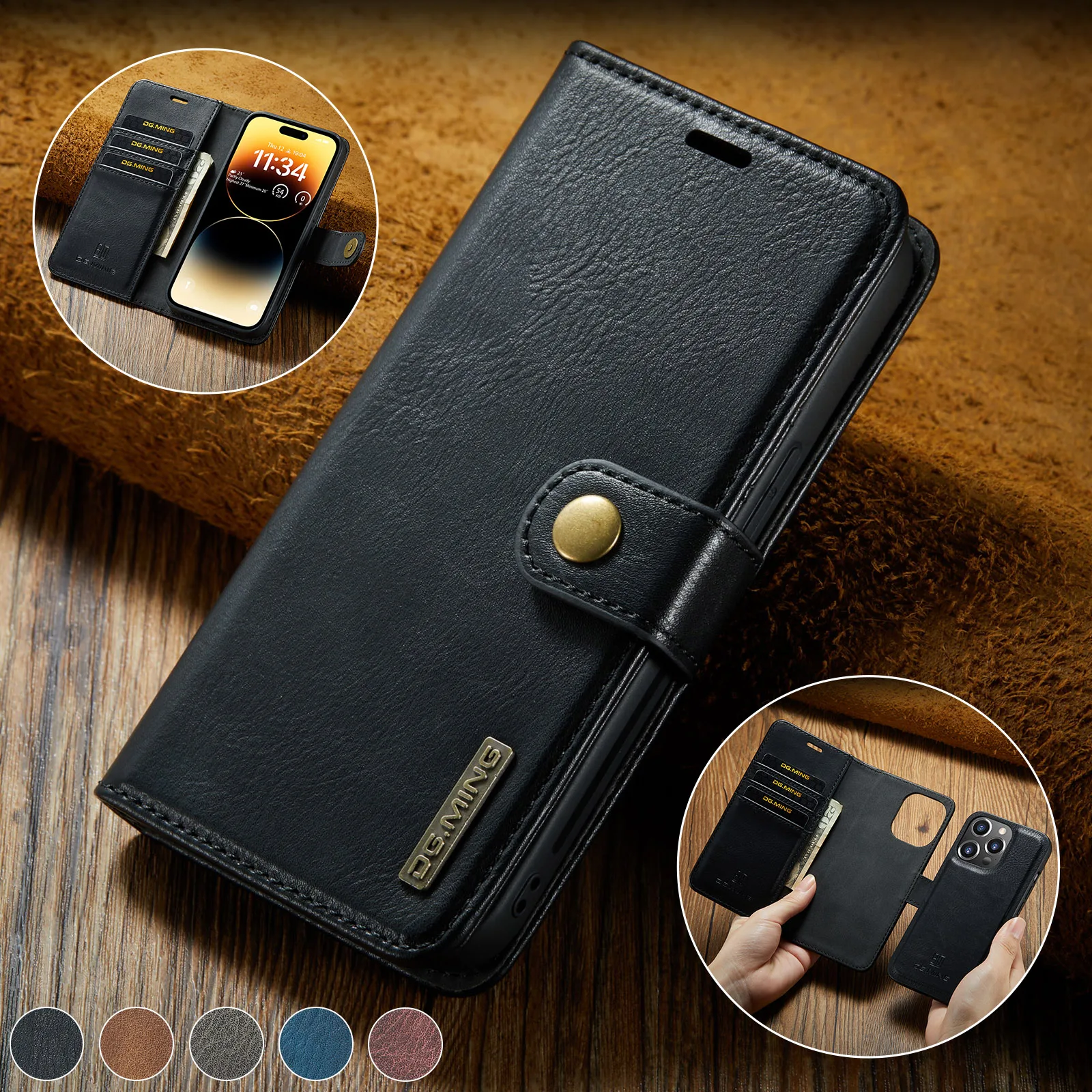 Magnetic Flip Leather Case For iPhone 13 12 Mini 11 14 Pro Max X XS XR 7 8 Plus SE Classic Card Slots Purse Bag Shockproof Cover
Magnetic Flip Leather Case For iPhone 13 12 Mini 11 14 Pro Max X XS XR 7 8 Plus SE Classic Card Slots Purse Bag Shockproof Cover