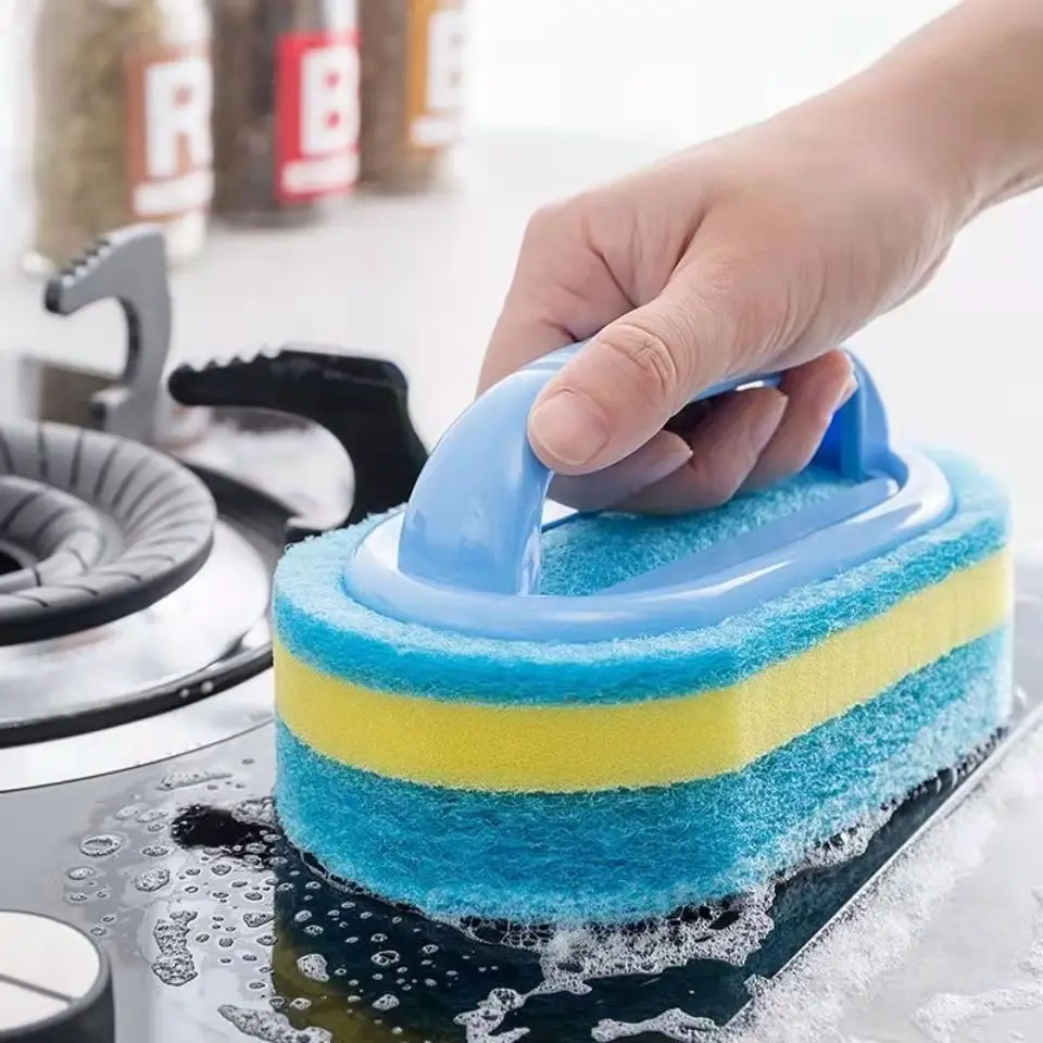 1Pcs Kitchen Bathroom Toilet Cleaning magic sponge Glass Wall Cleaning Bath Brush Handle Sponge Ceramic Window Slot Clean Brush
1Pcs Kitchen Bathroom Toilet Cleaning magic sponge Glass Wall Cleaning Bath Brush Handle Sponge Ceramic Window Slot Clean Brush