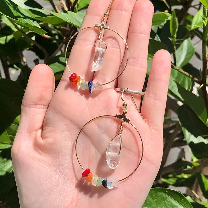 Каменные хлопья чакры и Золотое кольцо из прозрачного кварца в стиле бохо, сказочный, минимализм, Y2k, ручная работа,
Каменные хлопья чакры и Золотое кольцо из прозрачного кварца в стиле бохо, сказочный, минимализм, Y2k, ручная работа,