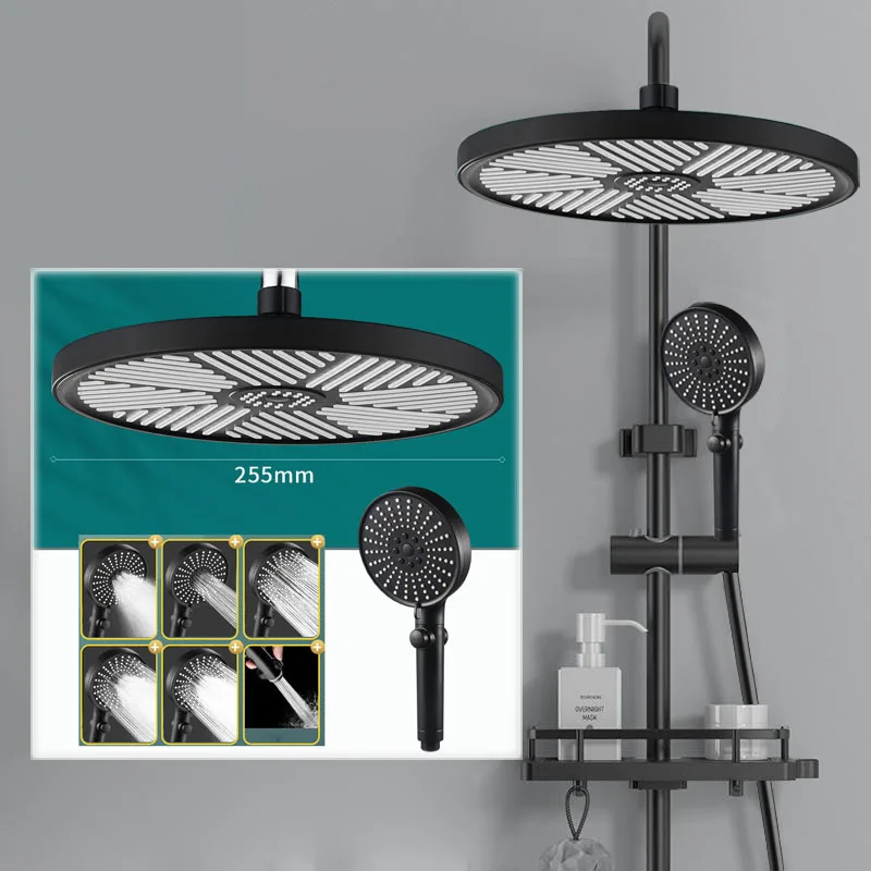 Black 10 Inch Rainfall Shower Head Top High Pressure Rain Showerhead NEW Ceiling Showerhead Bathroom Shower Faucet Replacement
Black 10 Inch Rainfall Shower Head Top High Pressure Rain Showerhead NEW Ceiling Showerhead Bathroom Shower Faucet Replacement